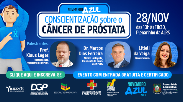 Novembro Azul - Conscientização sobre o Câncer de Próstata